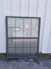 Black Sliding Aluminum Window