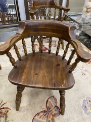 Solid Chunky Pirate Style Dining Chair (Each)
