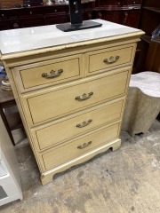 French Provincial 4-Drawer Chest of Drawers