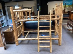 Twin Log Bunk Bed