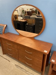 6 Drawer Dresser\/Mirror