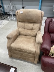 Tan Rocker\/Recliner