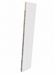 Panel with Metal Rail