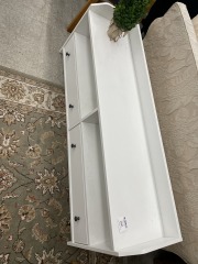 White Entry Bench