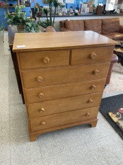 6 Drawer Maple Dresser