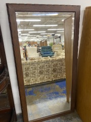 Most Excellent Vintage Wood Mirror (31x60)