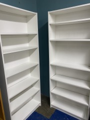 Classic Tall White Bookshelf (Each)
