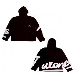 4064 P2 | TULONES Cursive Logo Rain Jacket