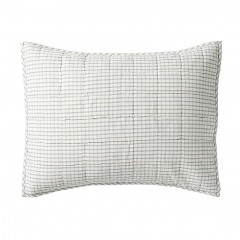 4061 O4 | CRATE & BARREL Windowpane Pillow Sham
