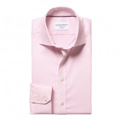 4048 P2 | CHARLES TYRWHITT Non-Iron Stretch Greenwhich Weave Stripe Shirt