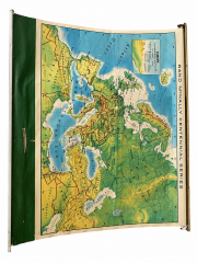 Vintage Europe Pull-Down Map