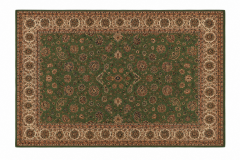 Large Green Floral Area Rug
