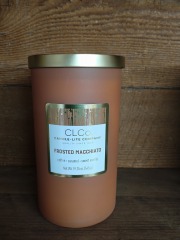 CLCo. Candle Lite Frosted Macchiato 19.25oz. Candle MSRP $16.99