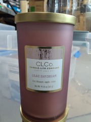 CLCo. Candle-Lite Co. Lilac Daydream 19.25oz. Candle MSRP $16.99