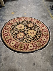Red and Black decor 100% 6ft Rug