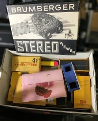 Vintage Brumberger 3D Stereo Viewer set
