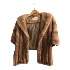 vintage mink fur cape or stole