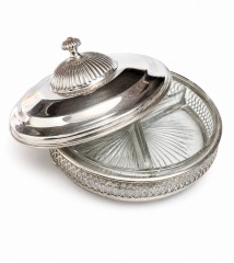 Vintage Silver Plate covered serving dish
