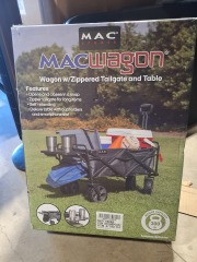 Mac sports folding wagon with zippered tailgate and table MSRP $98
