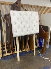 Isabella's Twin Tufted Headboard with Power