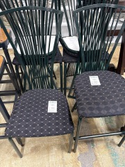 Metal\/Upholstered Dining Stool