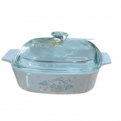 2 pc Corningware Blue Cornflower 1 Quart