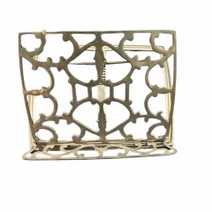 Vintage Brass Folding Book Stand