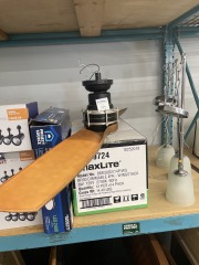 Brown ceiling fan