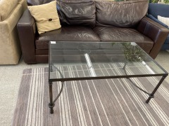Metal Glass Coffee Table