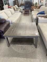 Grey Square Coffee Table