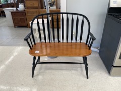 Black N Tan Bench
