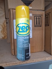 Zep stainless steel cleaner and polish msrp $6.99