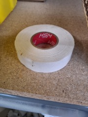 HSM white hockey stick tape