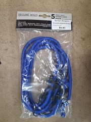 secure hold 5-pack 24-in bungee cord retail $12.99