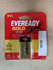 Eveready gold 1pk 9 volt battery