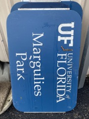 Margulies Park UF Sign
