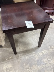 Dark Wood End Table