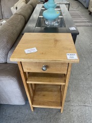 Tall Pine End Table