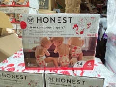 HONEST Diapers, Size 4 (22-37 lbs), 54 Count ($27.99)