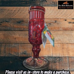 perky pet antique red glass hummingbird feeder retail $28.99