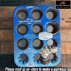 Oreo 12-cup Non-stick Mini Muffin Pan MSRP $12.99