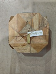 Natural Home Set Of Coasters MSRP $23.99