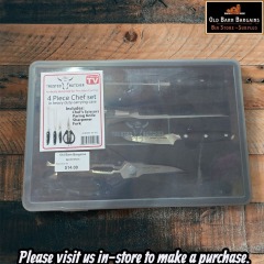 Trusted Butcher 4 Piece Chef Set MSRP $39.99