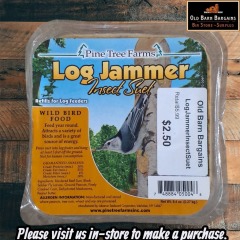 Pine Tree Farms Log Jammer Insect Suet Wild Bird Food (MSRP: $5.99)