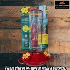 perky pet window mounted hummingbird feeder 14 fluid ounce retail $17.29