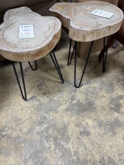 Live-Edge Side Table