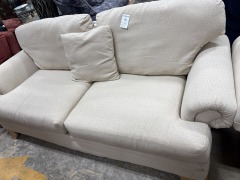 Tan Speckled Sofa