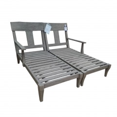 Arhaus Furniture 2 pc outdoor Chaise