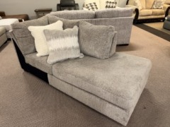 Online: NEW Gray Right Arm Corner Chaise