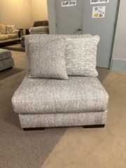 Online: NEW Gray Armless Chair